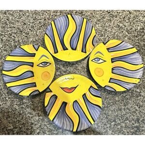 Cirque du Soleil Sun Face Plate Set of 4 – Limited Edition 601/750 –‎ 2001